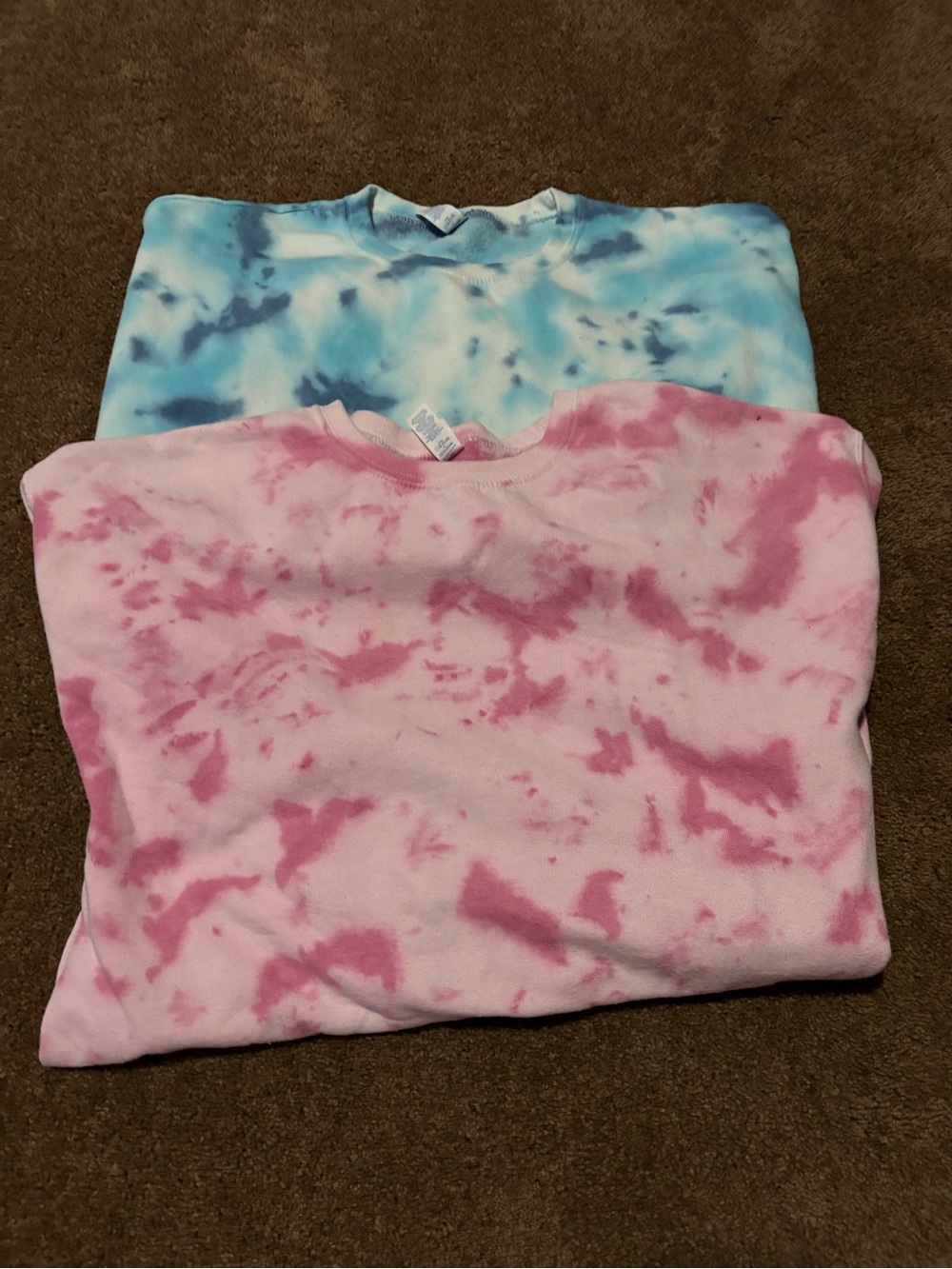 CC Boutique Pink & Blue Tie-Dye Women’s Sweaters